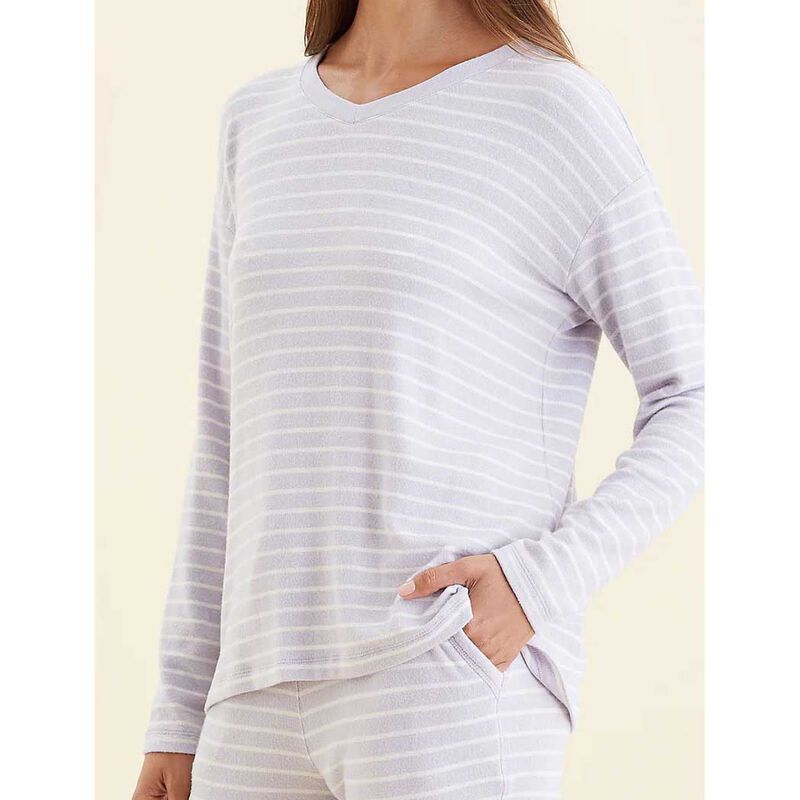 Papinelle Feather Soft V-Neck Ls Top And Jogger image number 1